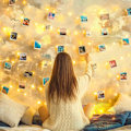 Miniatyrbild 2 av 5: Julbelysning Utomhus, 20 meter 200 LED Varma Vita Stränglampor, Vit Warm White 300LED CONNECTABLE