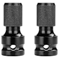 Miniatyrbild 1 av 5: Pieces Socket Adapters 1/2" Square to 1/4" Hex Impact Driver Bit
