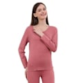 Miniatyrbild 2 av 4: Vuxen Termisk Underkläder Pyjamas Set grey pink Men M