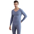 Miniatyrbild 2 av 4: Vuxen Termisk Underkläder Pyjamas Set blue Men S