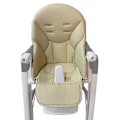 Miniatyrbild 2 av 5: Bebetter Baby Dining Chair Sittdyna Pu Läder Sandwich Sponge Com orange