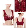 Miniatyrbild 4 av 5: Frontstängning BH med blommig spetslyft Stretch 5d Shaping Seamless Br Pink 4XL