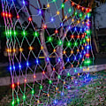 Miniatyrbild 1 av 5: 2mx2m 1.5mx1.5m 2x3m Julgransgirlander Led Sträng Julnätlampa Colorful 1.5Mx1.5M 96LEDs-EU Plug 220V
