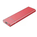 Miniatyrbild 1 av 5: 16TB Extern SSD Mobil Solid State Hårddisk USB 3.1 Extern Red 500GB