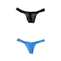 Miniatyrbild 1 av 5: 2 Män Sexiga Lågväxta Sheer Mesh G-string Underkläder Stringtrosa T-rygg