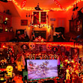 Miniatyrbild 5 av 5: 200 LED flerfärgade julbelysning utomhus Vattentät, expanderbar 66f Orange Connectable 200 LED