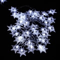 Miniatyrbild 3 av 4: 13ft/4M 96 LED Snowflake Curtain String Lights Plug-in minnesfönster L White