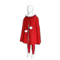 Miniatyrbild 4 av 5: Flickor Cindy Lou Who Cosplay Kvinnor Jultomten Kostym Fancy Dress_SJJYV Women Cape XXL