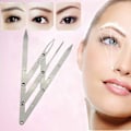Miniatyrbild 2 av 5: Ögonbrynslinjal Trepunktspositionering Permanent Makeup Symmetrisk Också Silver
