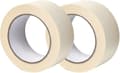 2-pack Premium Bred Maskeringstejp, 20 m x 50 mm (2\") - Högkvalitativ Målar- & Dekoreringstejp - 2 Rullar