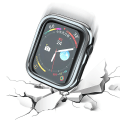 Miniatyrbild 3 av 5: Bebetter Shxx 2-pack Kompatibelt för Apple Watch-fodral [inget skärmskydd Black 41mm