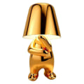 Miniatyrbild 1 av 5: Sängbord Touch Bordlampa, Guld Thinker Lampa Skrivbordslampa Sladdlös D gold