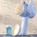 Miniatyrbild 2 av 4: 1 st Bubbelmaskin för Småbarn 23 Hål Ljusupp Bubbelblåsare för Barn Automatisk Bubbelblåsare Bubbelblåsare Sommar Utomhusleksaker Födelsedagspresent Blue