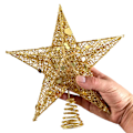 Miniatyrbild 3 av 5: Julgransprydnad Julgransprydnad Stjärna, Glittrande Julgransdekorationer Prydnadsföremål Jul