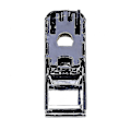 Miniatyrbild 2 av 5: Handskfack Lock Handtag Öppen/lås avdragare Handskfack Cover med hål F Gray Without holes