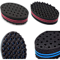 Miniatyrbild 3 av 5: Hårsvampborste för Twists, 4 i 1 Afro Twist Comb Set, Afro Pi