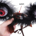 Miniatyrbild 3 av 5: Pet Halloween Headpiece Justerbar Led Blinkande Ey