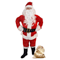 Miniatyrbild 2 av 4: Juldräkt Gammal Man Kostym Jultomte Cosplay Kostym