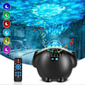 Miniatyrbild 2 av 5: Nattlampa för Barn 4 i 1 med Bluetooth-Högtalare Fjärrkontroll Timer, LED Galaxy Projektor Justerbar