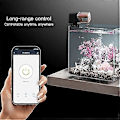 Miniatyrbild 3 av 4: Automatisk fiskmatare, WiFi fjärrkontroll elektrisk, akvariedispenser, APP-styrd Silver