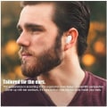 Miniatyrbild 5 av 5: Trådlösa Bluetooth-hörlurar Mini Osynliga In-Ear Sport Hörlurar med Mikrofon Super Stereo Hörlurar White