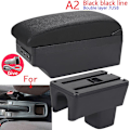 Miniatyrbild 1 av 5: Armstödslåda för Suzuki Swift, för Suzuki Swift 2005-2023 A2 Black line 7USB