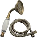Högtryck Traditionell Retro Handdusch med 1,5m Slang (Antik Koppar)