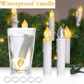 Miniatyrbild 3 av 5: 10x LED-ljus med fjärrkontroll för jul, Halloween och andra tillfällen Full color+12 button White 10pcs