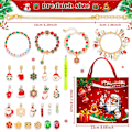 Miniatyrbild 3 av 5: DIY Pärl armbandssats - 24-luckors julnedräkningsblindbox för flickor