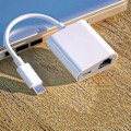 Miniatyrbild 5 av 5: USB C till Ethernet-adapter, USB Typ C till Gigabit med Laddningsport, Thunderbolt 3 till RJ45 LAN-adapter