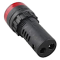 Miniatyrbild 3 av 3: AD16-22SM LED Summer Varningssignal Indikatorlampa Blinkande DC 12V 20mA 22mm Diameter