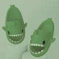Miniatyrbild 1 av 5: Shark Tofflor Halkfria Dusch Badrumstofflor Soft Summer Sli Mörkgrön 38 to 39