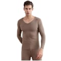 Miniatyrbild 2 av 4: Vuxen Termisk Underkläder Pyjamas Set brown Men M