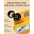 Miniatyrbild 2 av 5: Barnens Instant Print Kamera Termisk Utskriftkamera 1080p HD Digitalkamera Yellow camera (no memory)