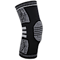 Miniatyrbild 7 av 7: Sportsskydd för knäskålen, stickad knäskyddsbandage, stöd för knäet, sportknäskydd