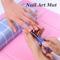 Miniatyrbild 6 av 7: 10 Påsar Engångs Nagelkonst Bordservetter Vattentäta Mjuka Absorberande Nagelbordsskydd Tillbehör Dukskydd för Manikyr Rosa