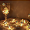Miniatyrbild 3 av 5: Jul födelsedag och semester dekorationer String Led färgad lampa Smidesjärn marockansk boll belysning Color 6M40led USB