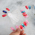 Miniatyrbild 4 av 8: 10 st Nail Art Akrylremsor Display Transparent Manikyr DIY Nagelsalong Tillbehör 10 st