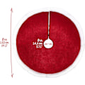 Miniatyrbild 4 av 9: Premium Julgransskydd för Smakskydd Juldesign Bas för Presenter och Dekoration red