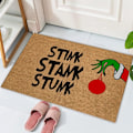 Miniatyrbild 5 av 10: Juldörrmatta Hur Grinchen stal julens söta tecknade mönster Entrédörrsmattor Mattor för hemmet 1 40*60cm