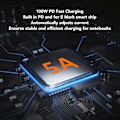 Miniatyrbild 5 av 6: Typ C till DC Strömförsörjningsadapter Hona till Hane 100W PD Snabbladdning USB C till DC 4.5x3.0mm Laddningskonverterare för DELL