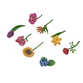 Miniatyrbild 3 av 6: 8 st Simuleringsväxter Leksak Färgglada PVC Simuleringsblommor Modell Växt Sandlåda Dekoration Tidig Utbildningsmodell Leksaker