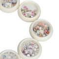 Miniatyrbild 5 av 8: 8 st Resin Blandade Nagelpaljetter Färgglada Nagelkonst Nagelglitter Paljetter Flakes DIY Design Manikyr Dekorationer