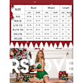 Miniatyrbild 2 av 10: Sexig jultomte för damunderkläder Set Babydoll Spets Chemises Nattkläder red S