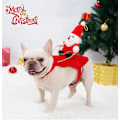 Miniatyrbild 3 av 7: Hund Santa Claus-dräkt Julhundkläder Santa Claus