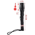 Miniatyrbild 9 av 9: Ficklampa LED Cree XML-T6 + 2 Batterier + Laddare Svart