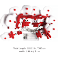Miniatyrbild 6 av 9: LED Snowman String Light Julgran String Lamp 2m 10LED