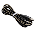 Miniatyrbild 5 av 7: Micro USB Laddningskabel Förlängning Nylonflätad Snabbladdningskabel för Android Mobiler Svart