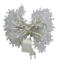 Miniatyrbild 3 av 7: Julfestival Ins Dekorativa Ljus Led Snowflake Belysningskedja Romantisk Batterilåda Warm White 10 M 80led(USB)