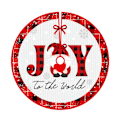 Miniatyrbild 3 av 10: Jul-Tree Skirt Semesterdekoration Printed Trädbottendekoration Party Jul Qj Tree Skirt-4 90cm
